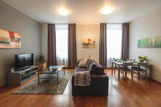 Апарт-отели Bearsleys Downtown Apartments Рига Улучшенные апартаменты с 1 спальней-17
