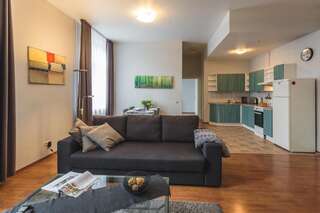 Апарт-отели Bearsleys Downtown Apartments Рига Улучшенные апартаменты с 1 спальней-39